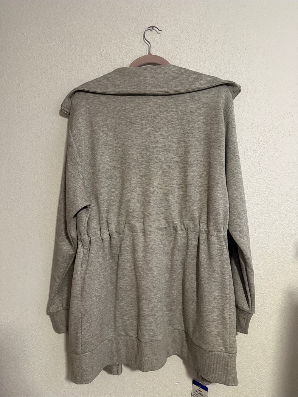 Converse Women's Full-Zip Jacket Gray - Picture 6 of 7